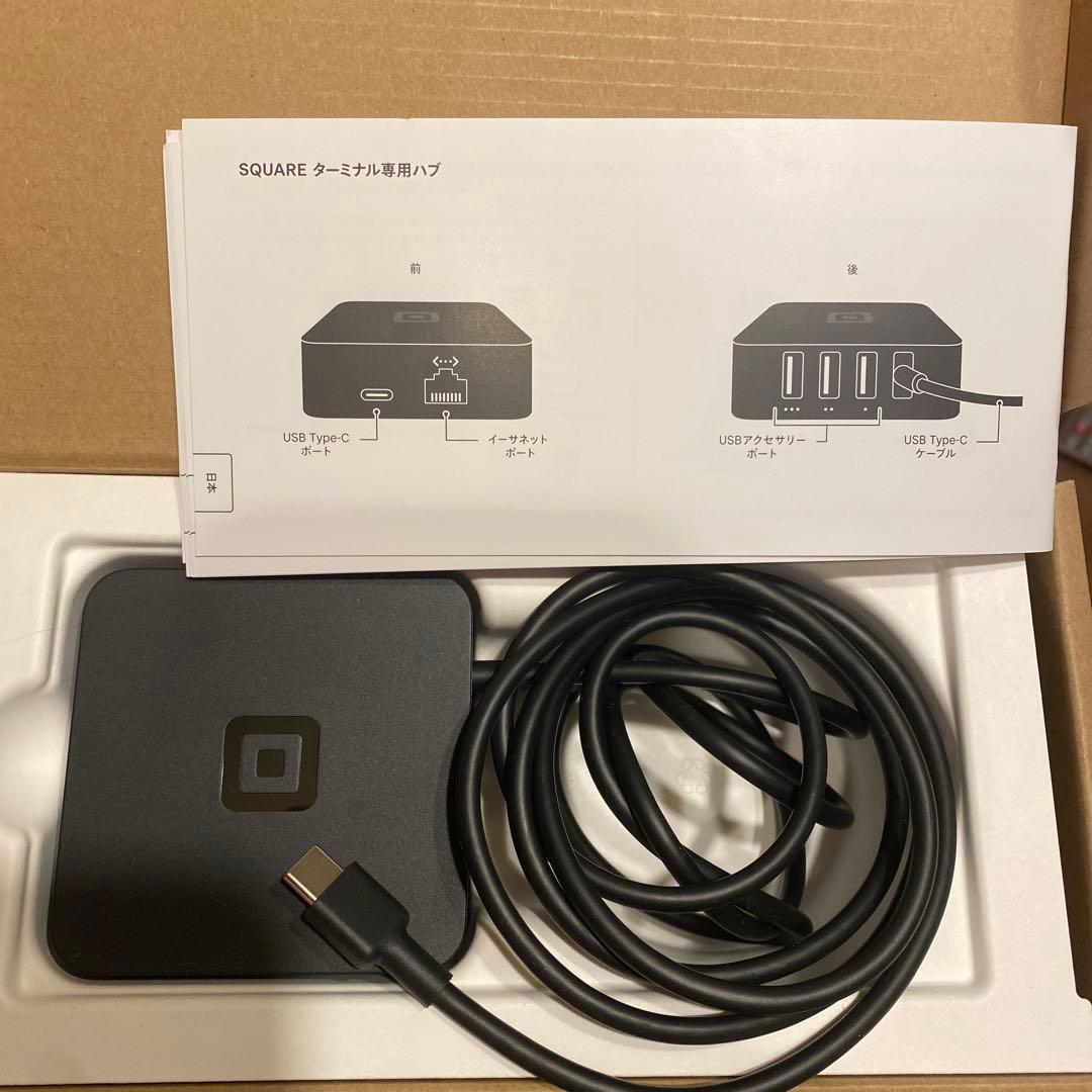 Square ターミナル一式＋専用ハブセット（純正品） Square ターミナル
