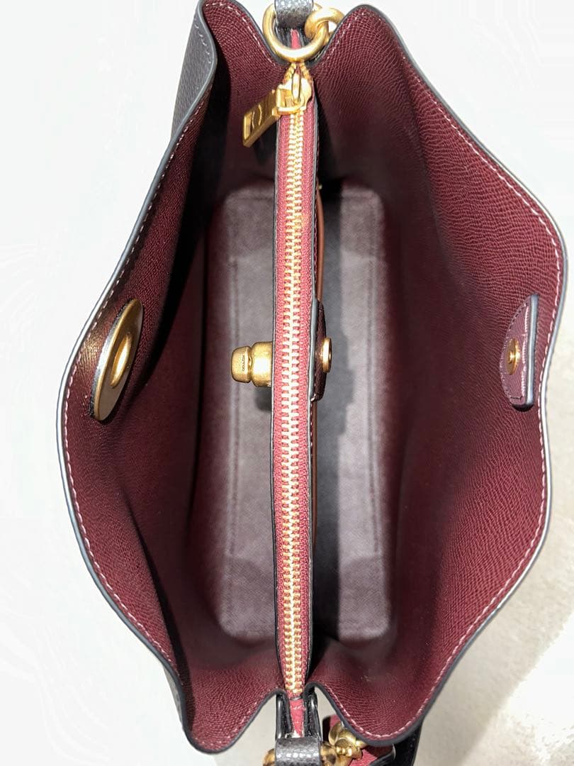 COACH コーチ ショルダーバッグ ウィロー　ブラック