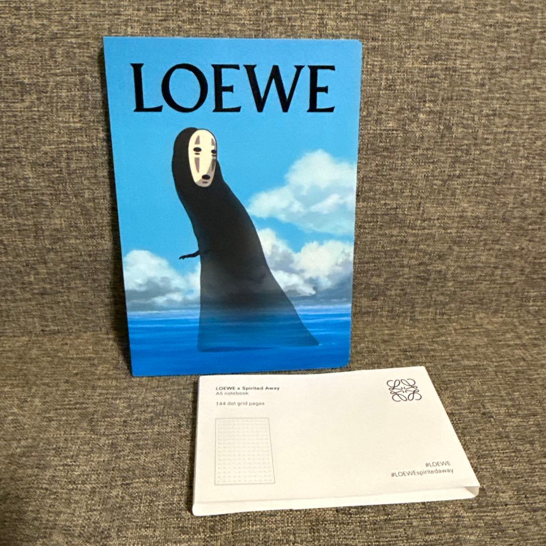 ロエベ LOEWE ノベルティ ノート ハク 千と千尋の神隠し ロエベ 千と