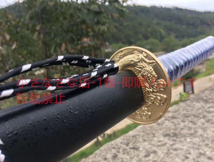 【ブラック】長尺 武具　刀装具　日本刀　模造刀　居合刀 鑑賞用 武蔵 贈り物