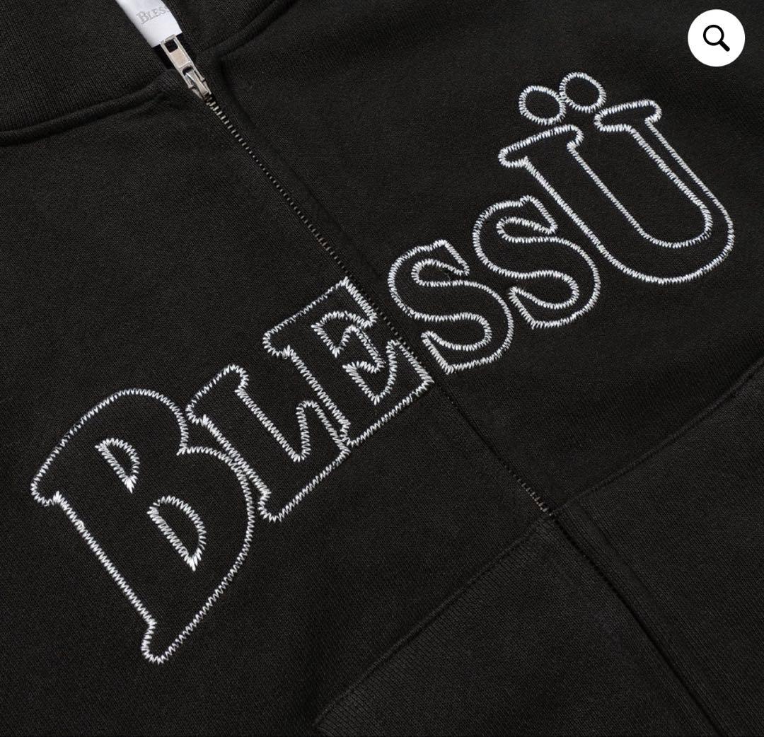 ブレスユー　BLESSU ジップアップパーカー　ブラック　M