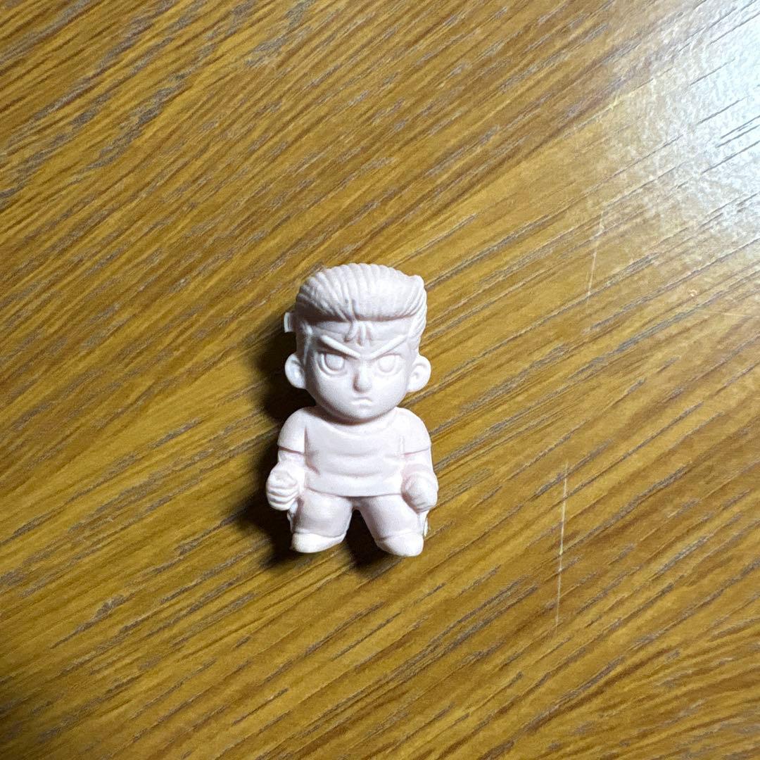 幽遊白書　メインキャラ4人　フィギュア 森永 食玩 ゴム人形 消しゴム