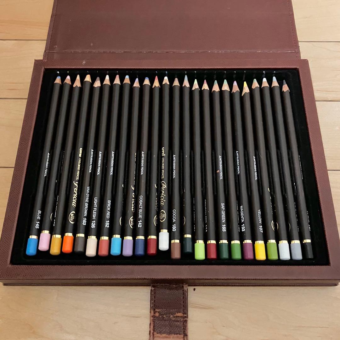 廃盤◇三菱鉛筆 uni 油性色鉛筆 Pericia 24色 ペリシア◇ - メルカリ