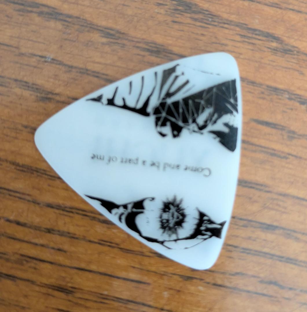 sukekiyo YUCHI ピック LIVEでキャッチしました。　アクスタ