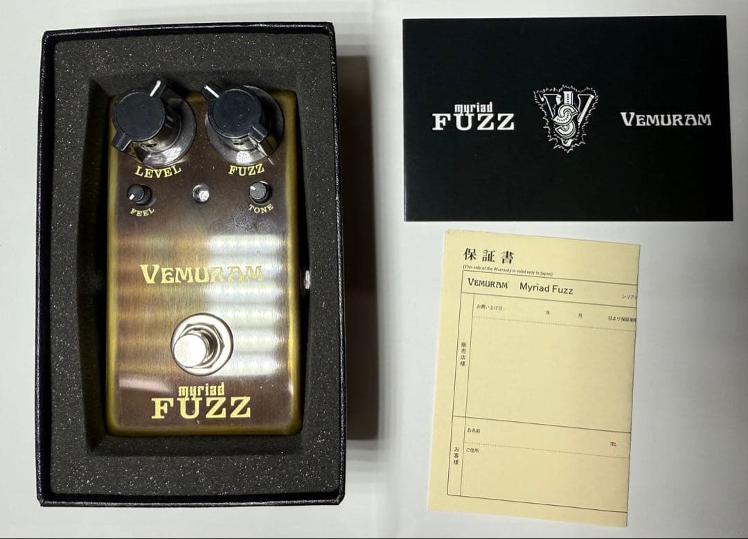 VEMURAM Myriad Fuzz ギターエフェクター VEMURAM Myriad Fuzz ファズ ギターエフェクター(ベムラム ミリアド
