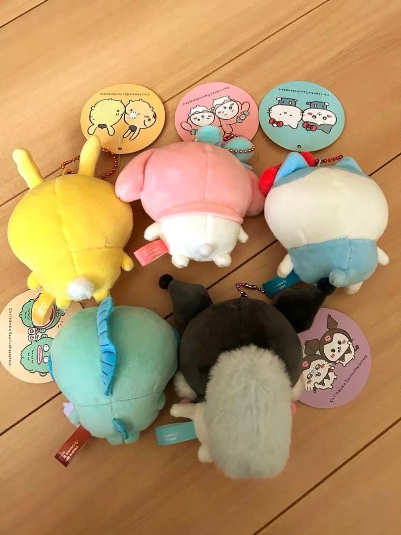 ちいかわ×サンリオキャラクターズ ぷちミニマスコット 5体セット＋おまけ付