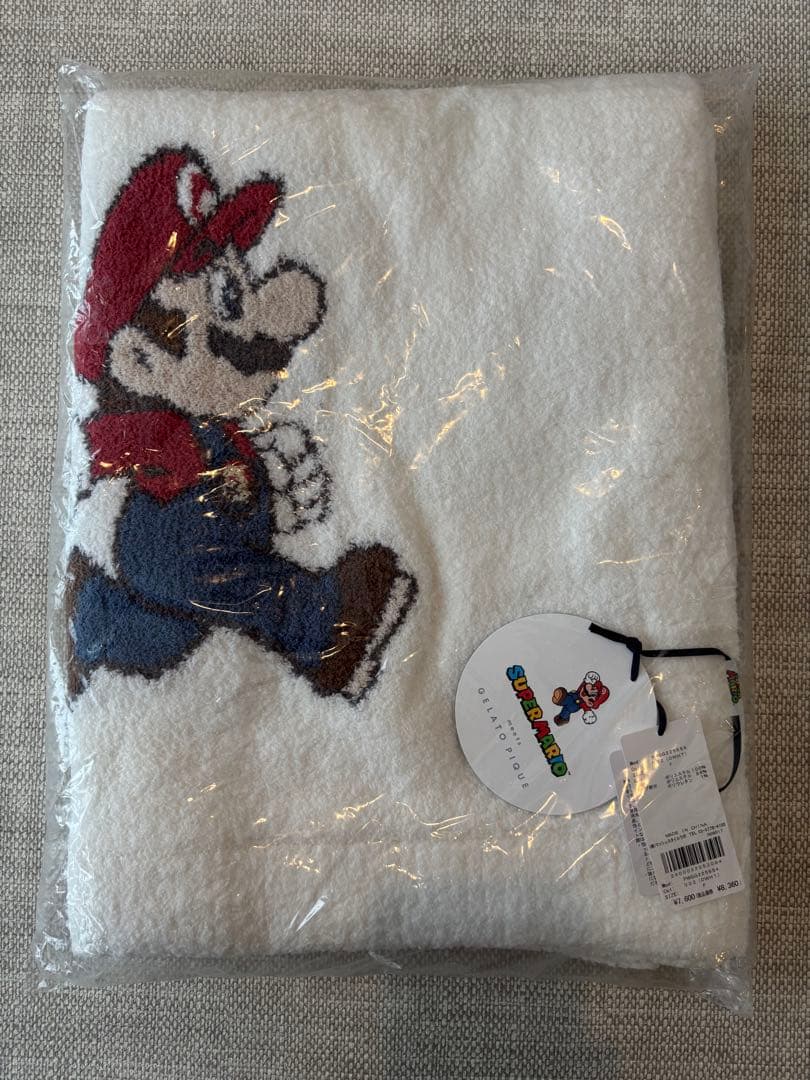 スーパーマリオ　ブランケット　ジェラートピケ（新品）