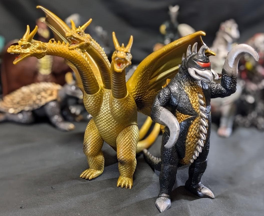 昭和ゴジラ 東宝チャンピオンまつり（バンダイ）ソフビフィギュア 17体セット