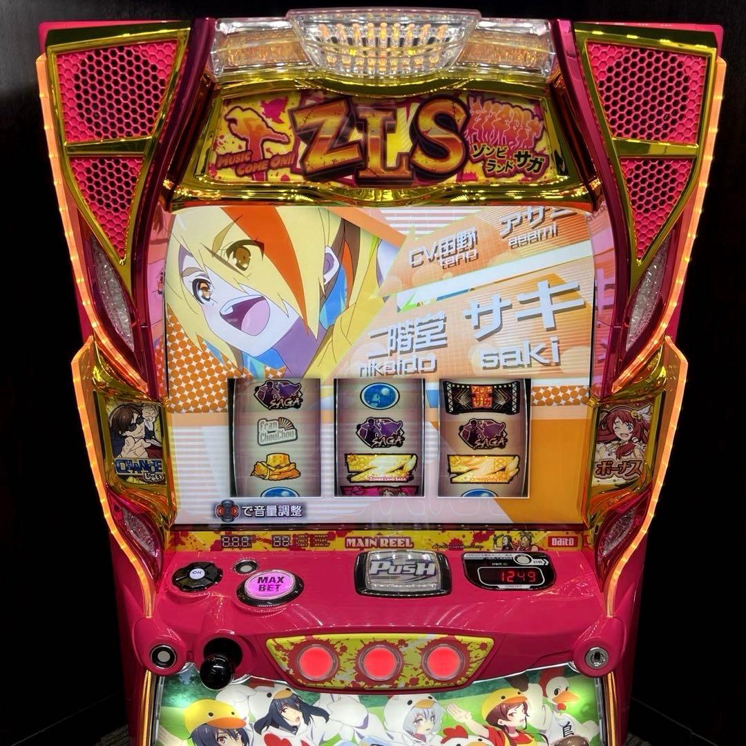 パチスロ実機スマスロ「ゾンビランドサガ」 送料無料