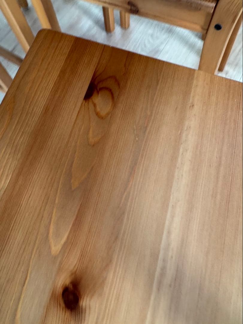 【引取り限定】IKEA JOKKMOKKヨックモック　テーブル&チェア4脚セット