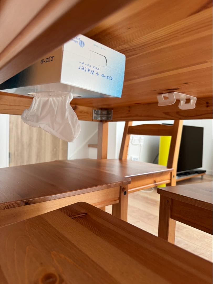 【引取り限定】IKEA JOKKMOKKヨックモック　テーブル&チェア4脚セット