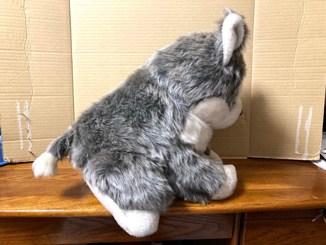 新品 80年代 ビンテージ 東京キング シベリアンハスキー ぬいぐるみ 当時物