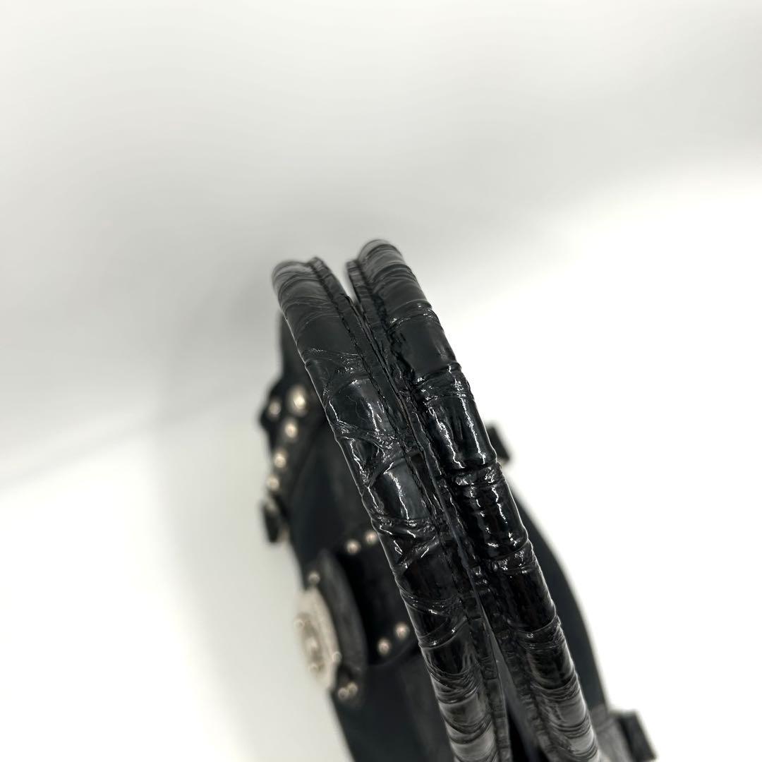 バッグ Vintage GUESS 633 Black Handbag Y2K