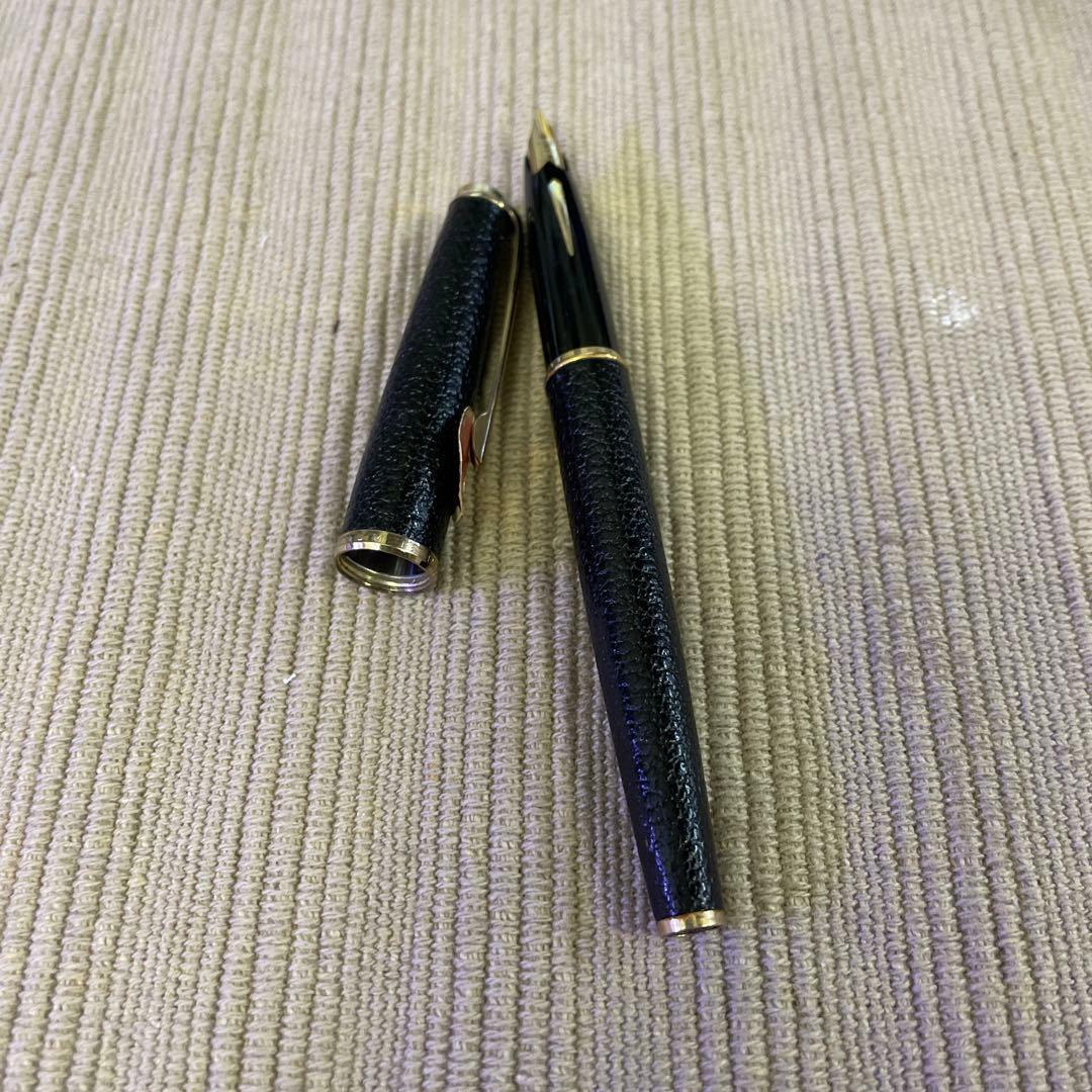 パイロット万年筆 本革製 コレクター レトロ