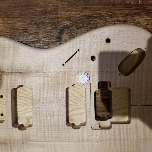 確認用5Aカーリーメイプル使用オリジナルストラト