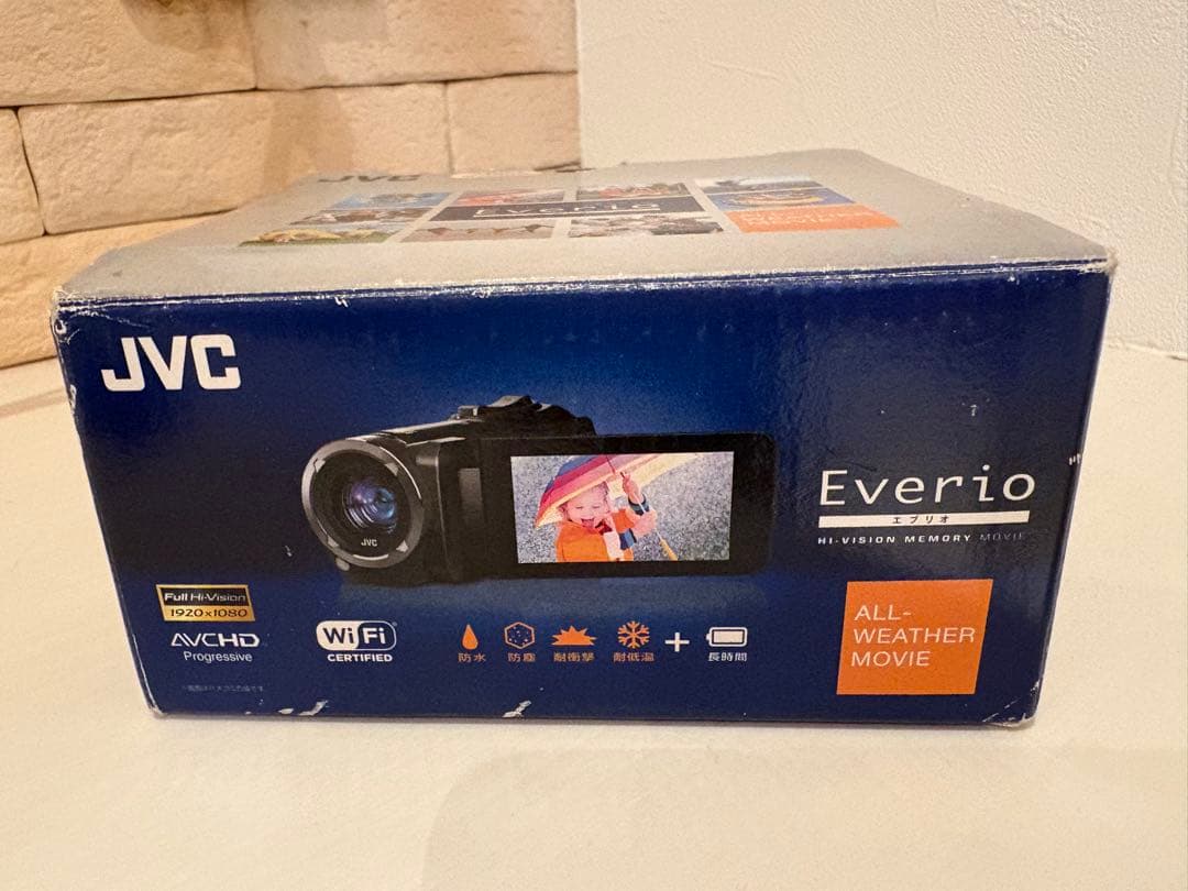 JVC GZ-RX500-B ブラック 防水ビデオカメラ