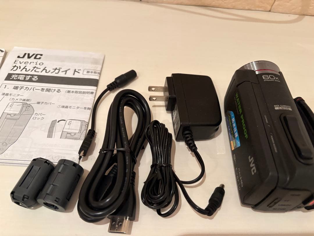 JVC GZ-RX500-B ブラック 防水ビデオカメラ