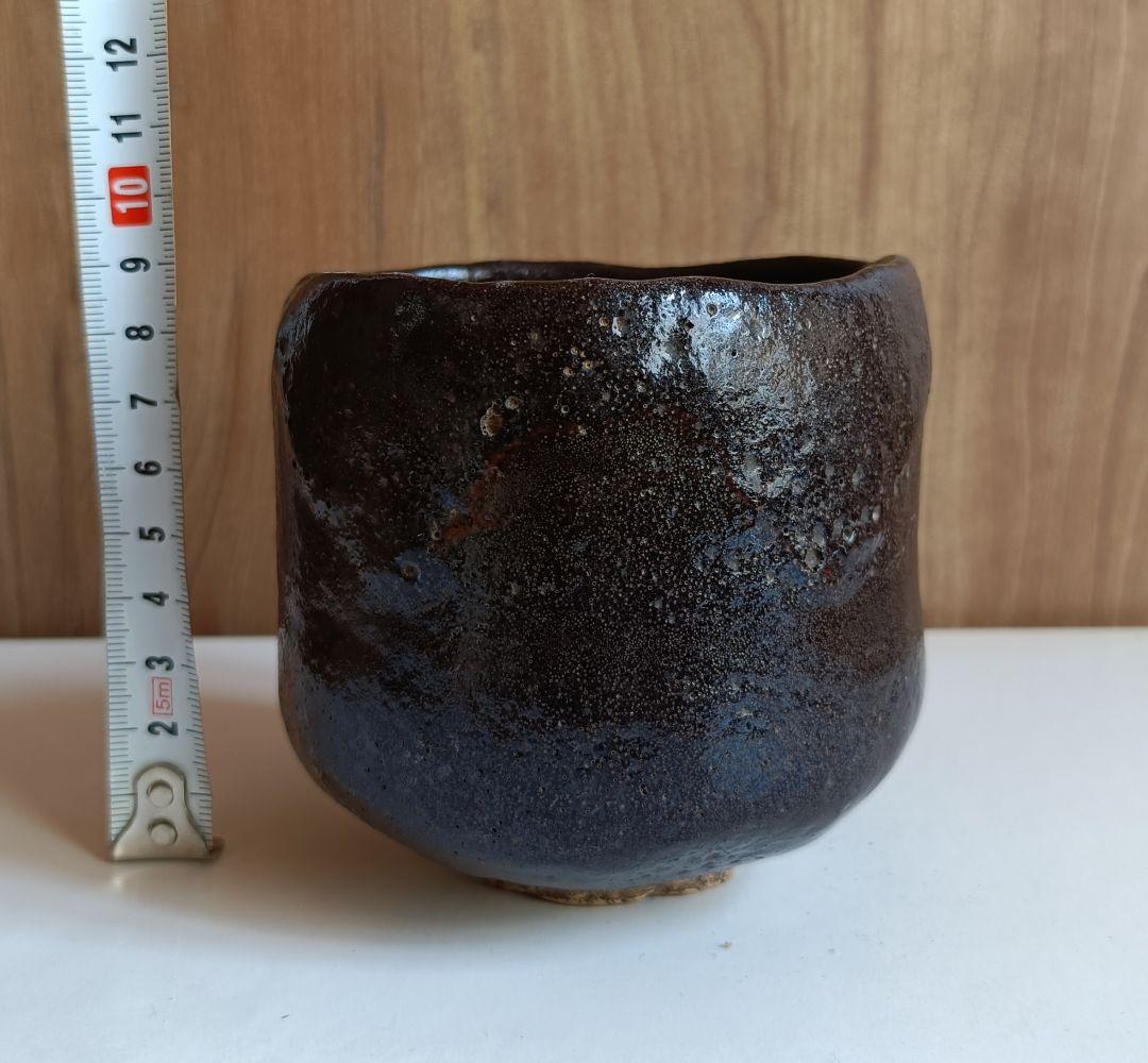 w*i様 黒楽筒茶碗