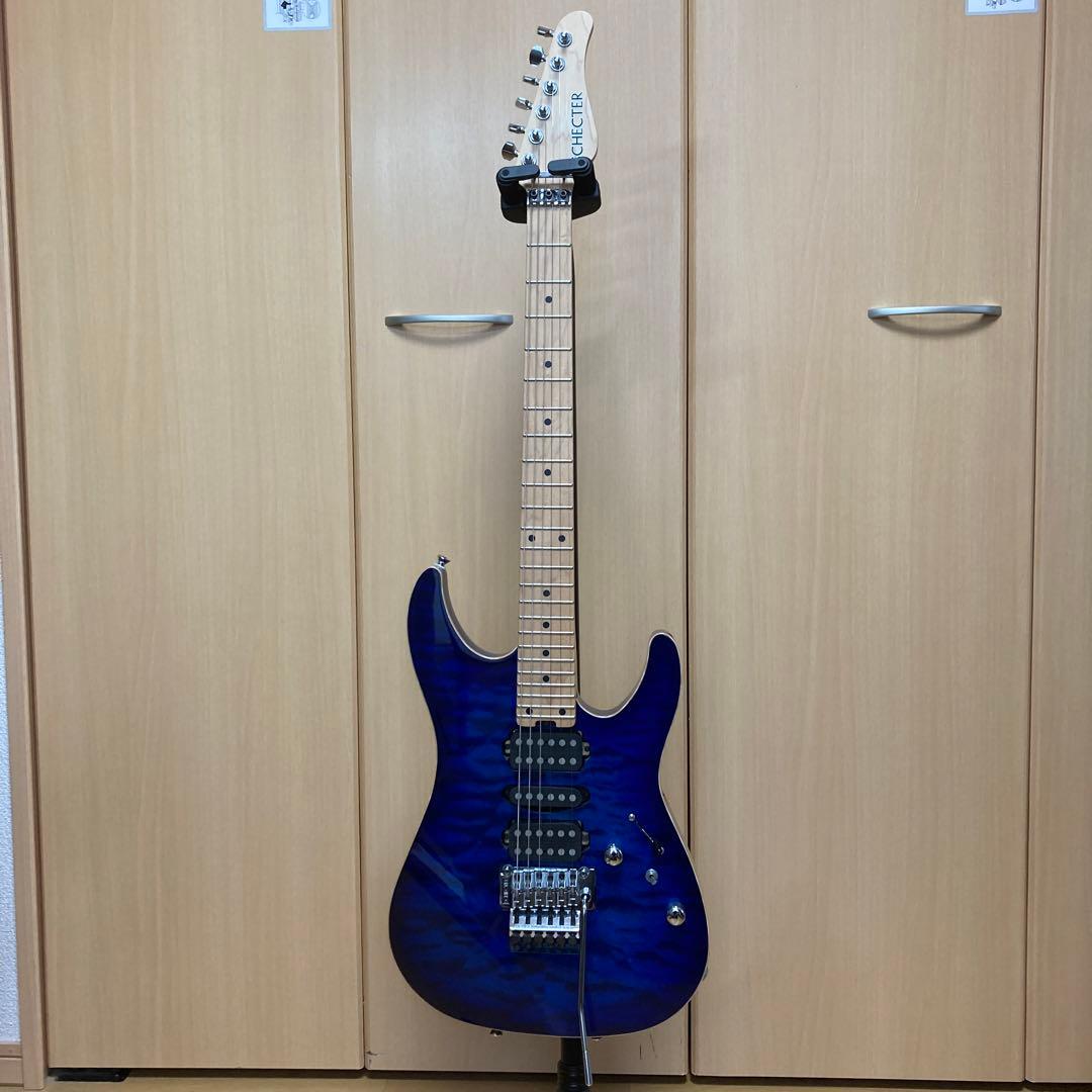 ギター SCHECTER NV-DX-24 SCHECTER NV-DX-24-AS BlueSB SCHECTER NV-DXシリーズ エレキギターNV