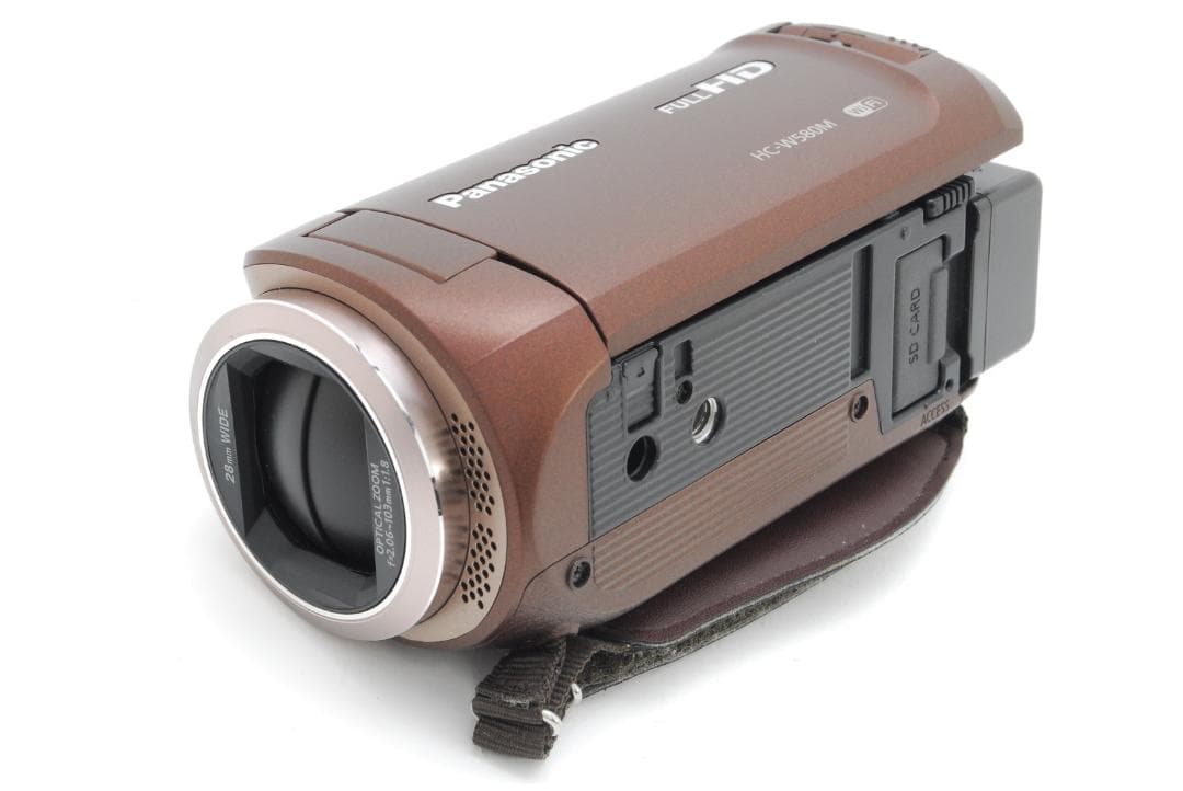 【美品】Panasonic パナソニックHC-W580M ビデオカメラ ブラウン