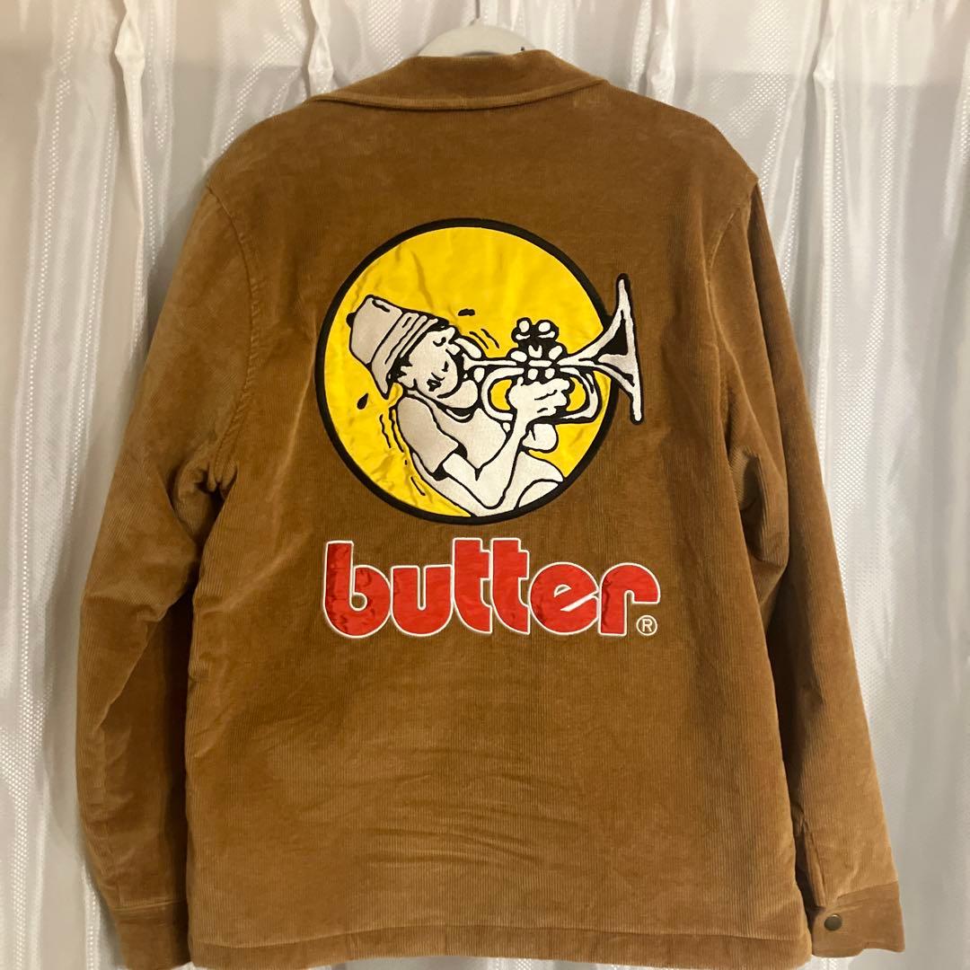 Butter Goods コーデュロイ コーチジャケット L バックプリント