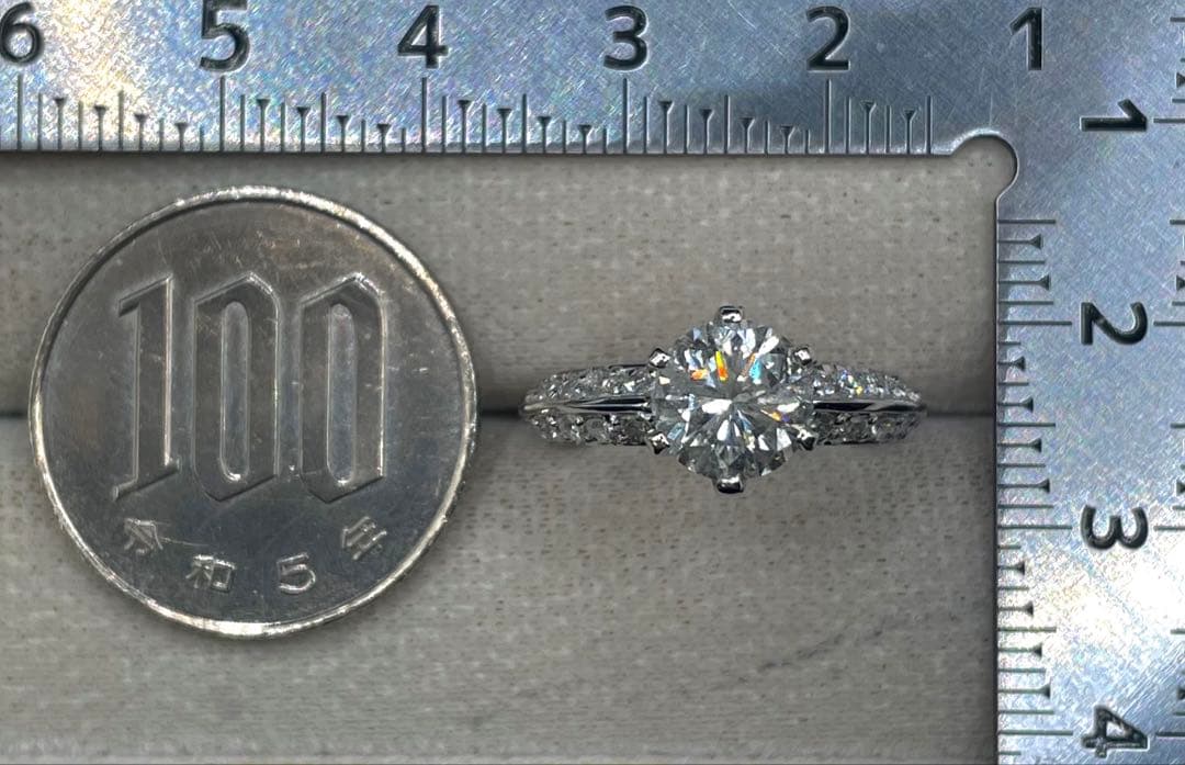 専用JL221★最高級 ダイヤモンド1.841ct プラチナ リング 鑑別付