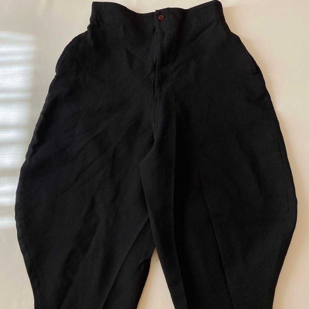 【美品】コムデギャルソン　バルーン　寅壱パンツ　サルエル　ポリ縮絨　シワ加工