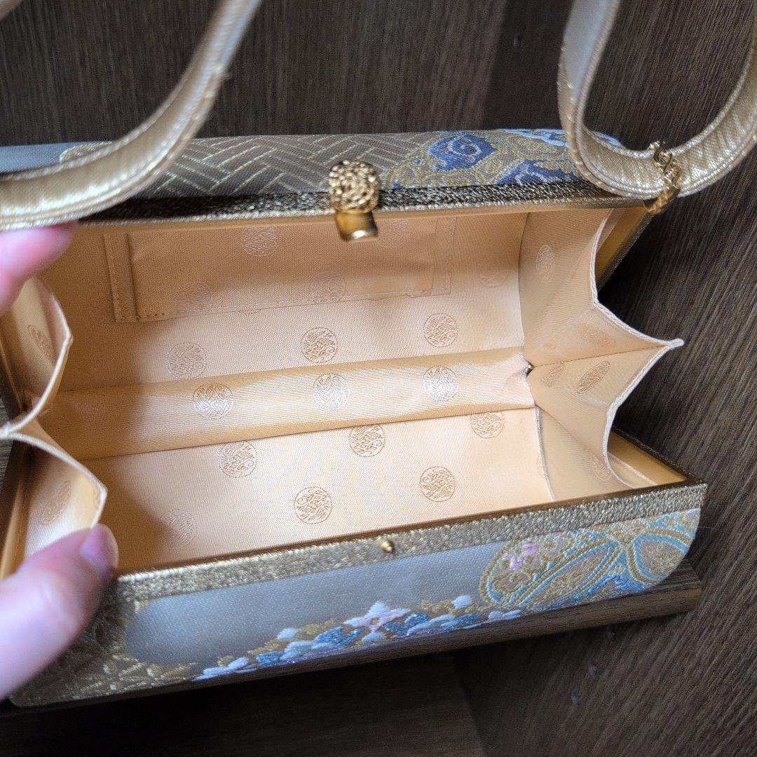 高級　高島屋　美品　和装用バッグ 着物　和装　バッグ　カバン　正絹帯地　正絹