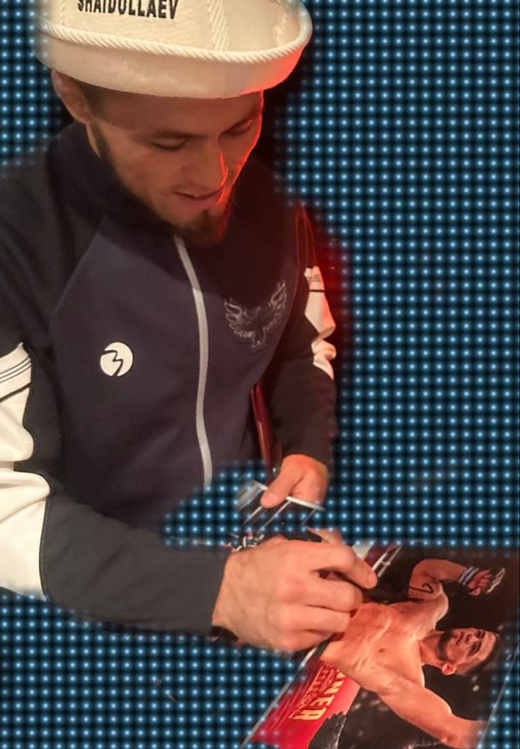 RIZIN シェイドゥラエフ 直筆サイン RIZIN師走の超強者祭り 朝倉未来