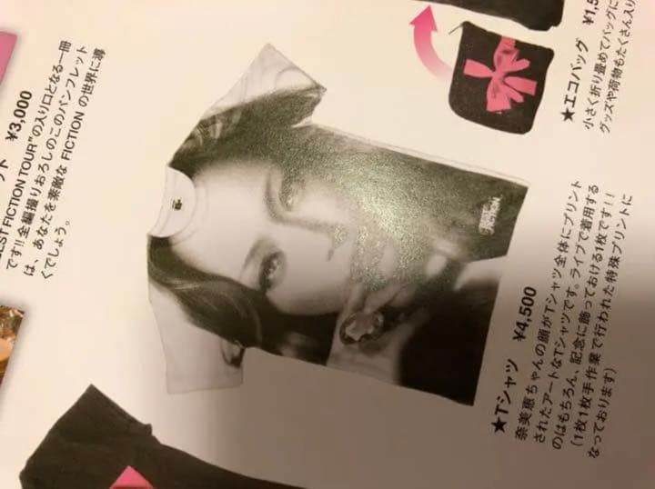 新品BEST FICTION TOUR 顔プリント Tシャツ 安室奈美恵　超レア