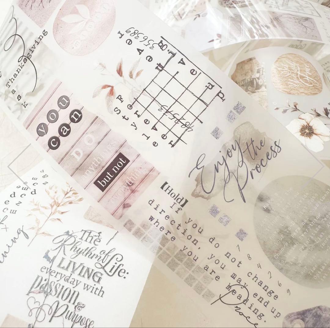 Journal pages 海外マスキングテープ マステ 【1522】