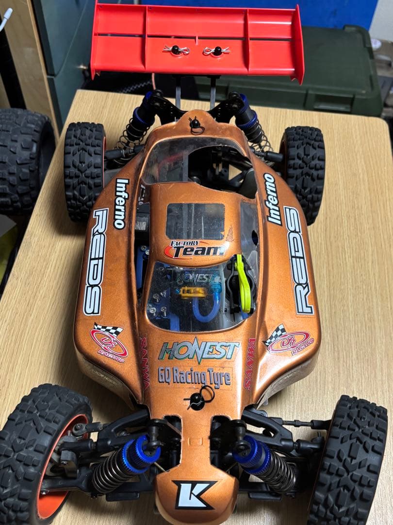 こ*う様 京商 1/8 インファーノ neo 3.0 シャーシ パーツ付き、 ジ