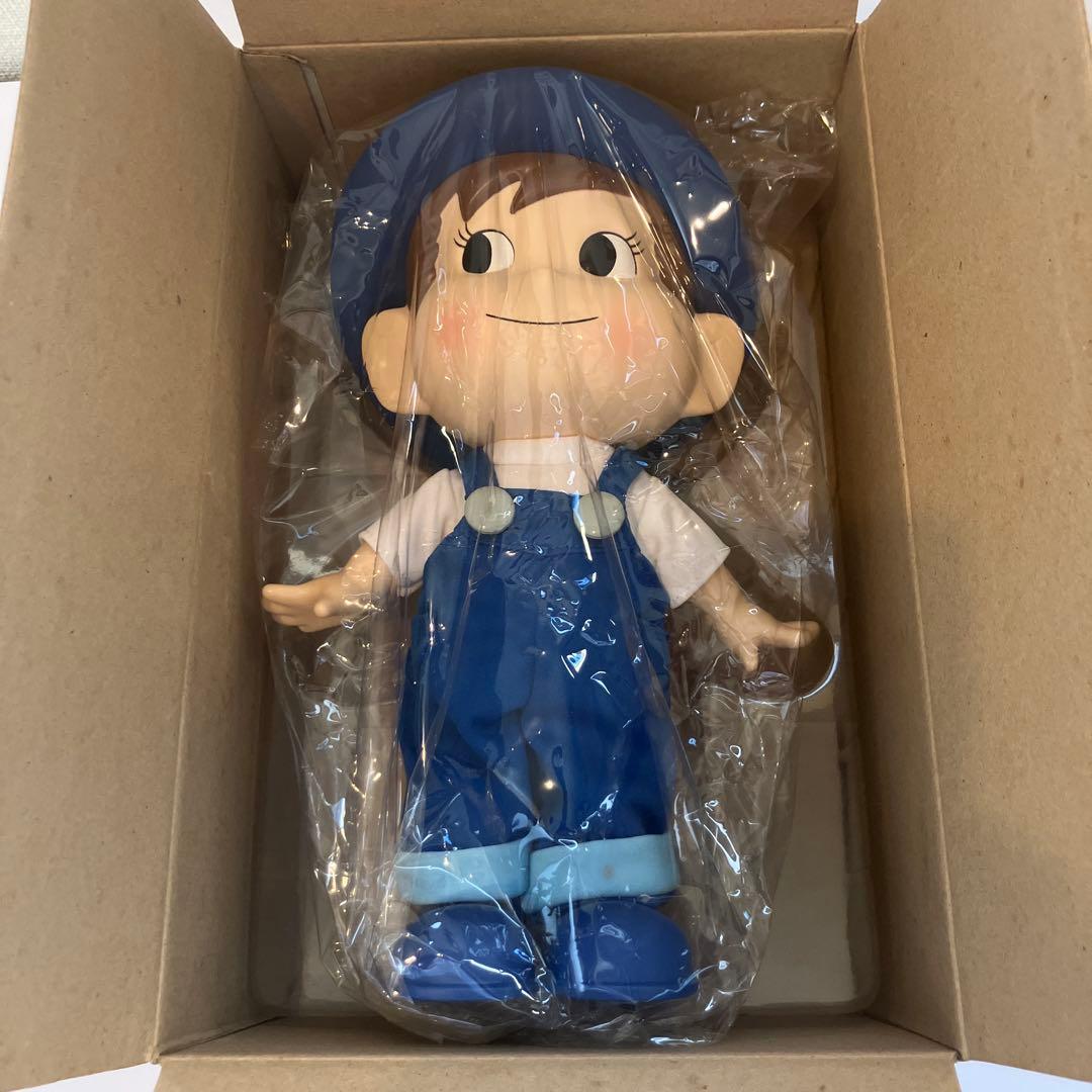 不二家】ポコちゃん人形（青い帽子・オーバーオール）27cm 美品 - メルカリ