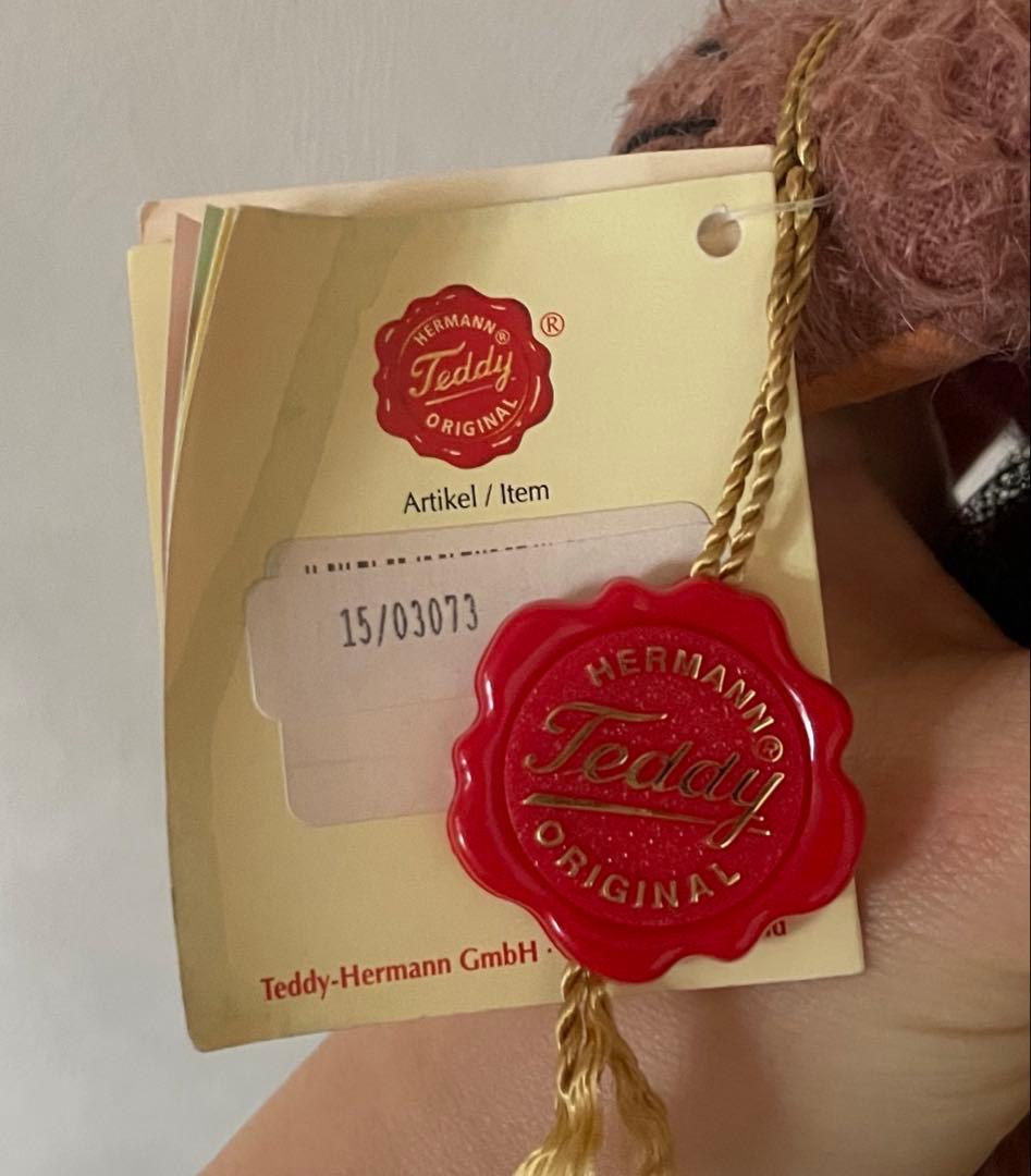 3.5万円程で購入✨　ハーマンテディベア　 ポーリン　ぬいぐるみ ドレス風