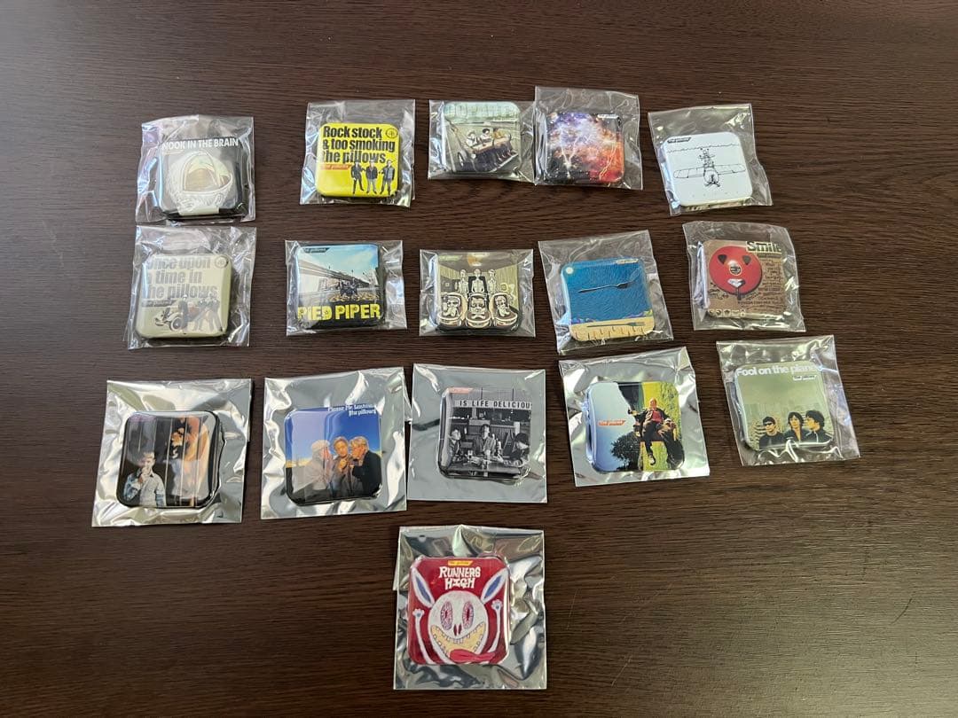 the pillows 缶バッジ　16個セット the pillowsCDジャケット缶バッジコンプリート16 種