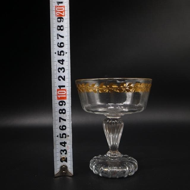エミール・ガレ 金彩装飾 オリーブ文様 シャンパンカップ - メルカリ