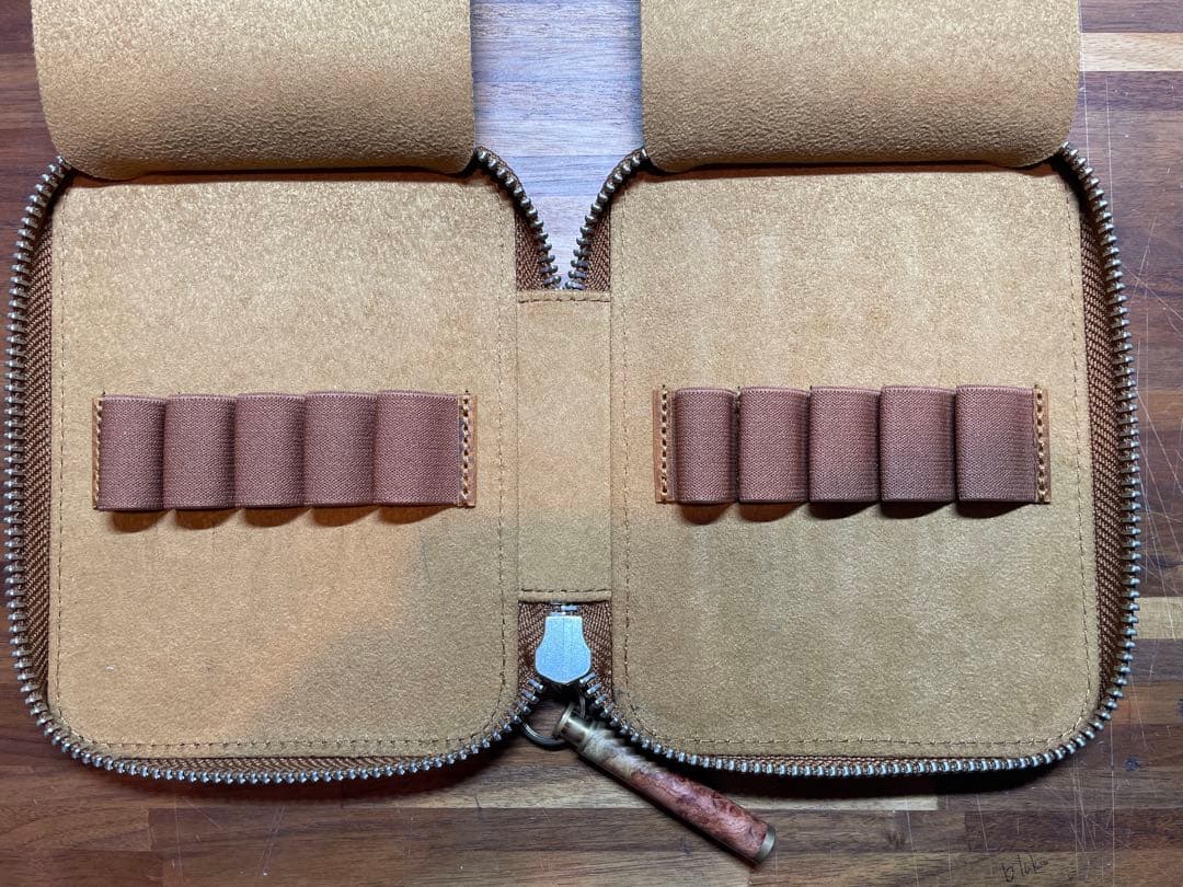 ガレンレザー　10本挿ペンケース