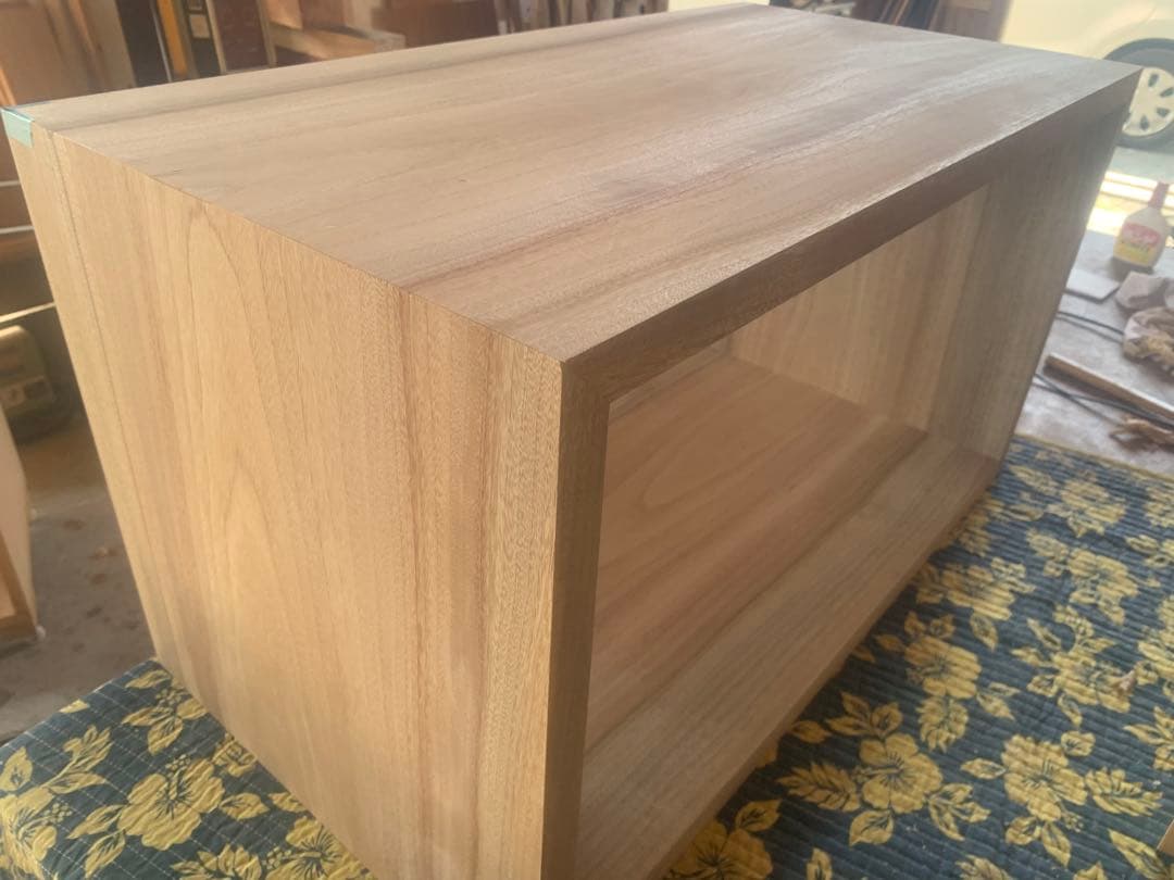 ☆Aya,様専用☆ロ型(楠、無塗装)無垢家具キャビネット製作○確認