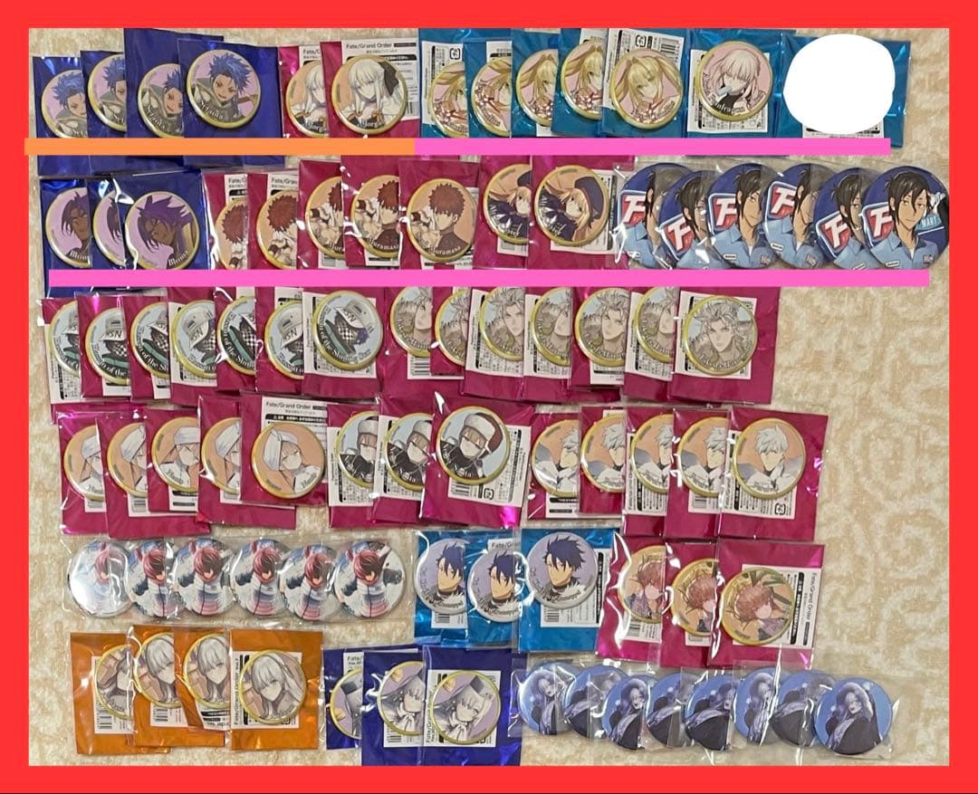 バラ売り300円】 Fate FGO fes 霊基召喚缶バッジ など 霊基召喚