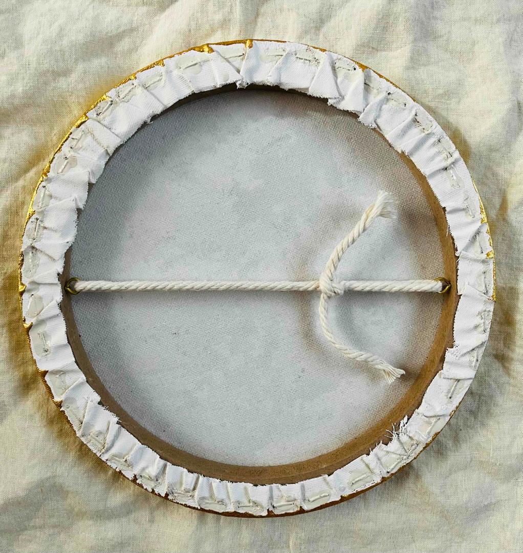 油彩 絵画 『Wild Flowers 2025』丸形 直径25cm 絵画 原画