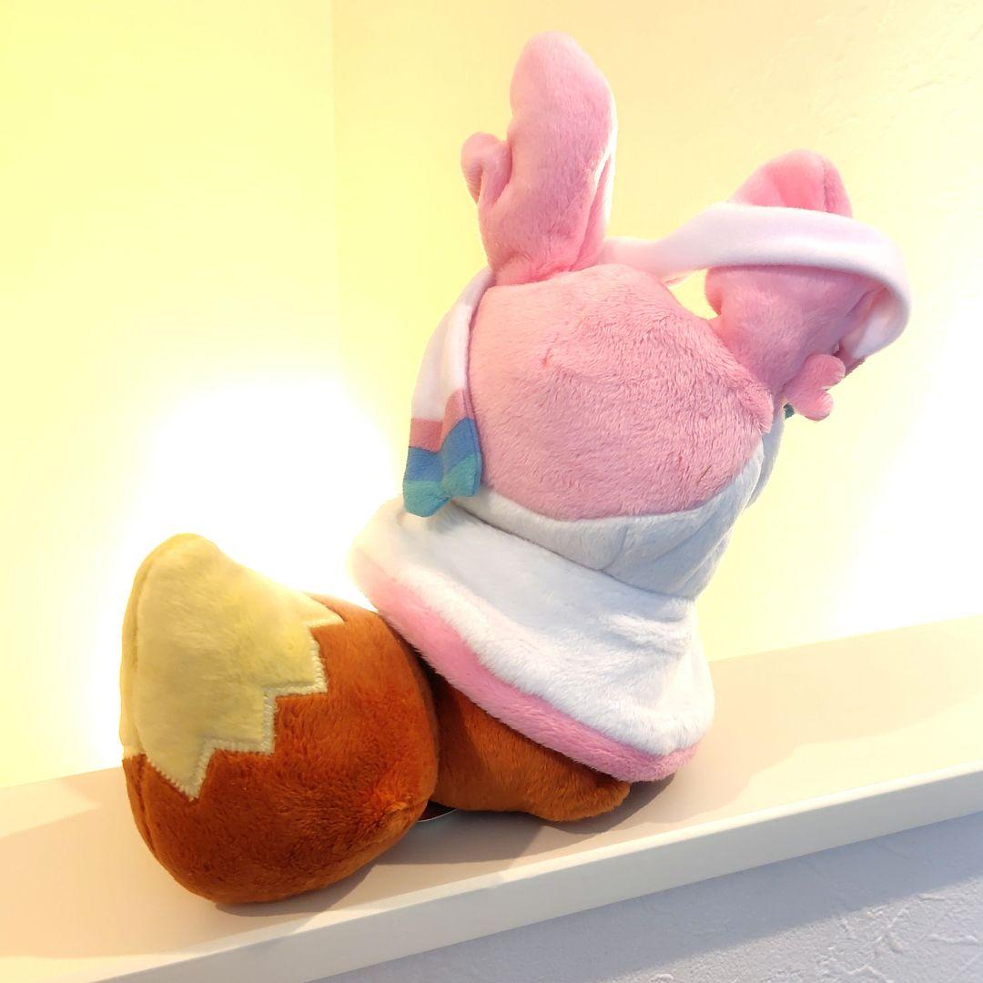 ポケモン ニンフィアのポンチョを着たイーブイ ぬいぐるみ ニンフィア イーブイ