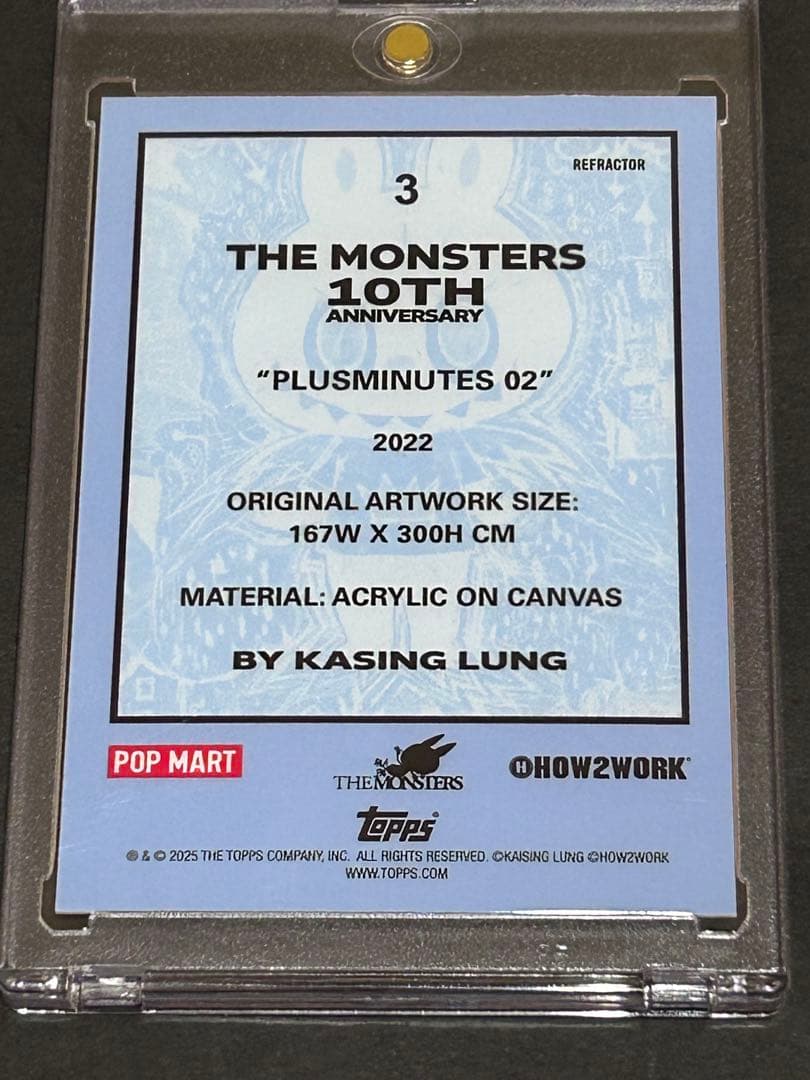 2025 Topps Chrome Labubu ラブブ 3BOX セット