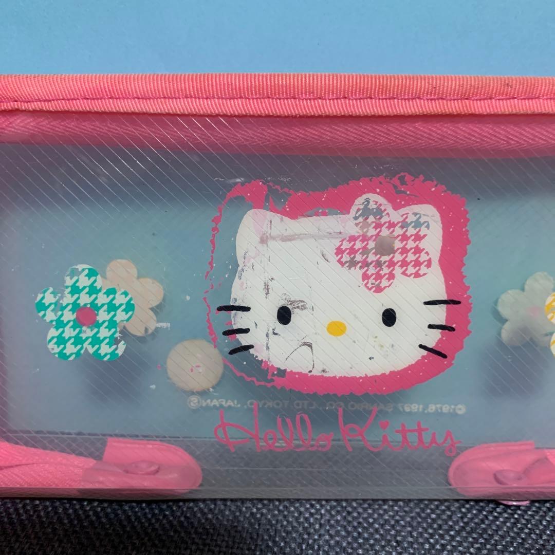 平成レトロ1997年キティポーチ レトロキティペンケース レアキティ