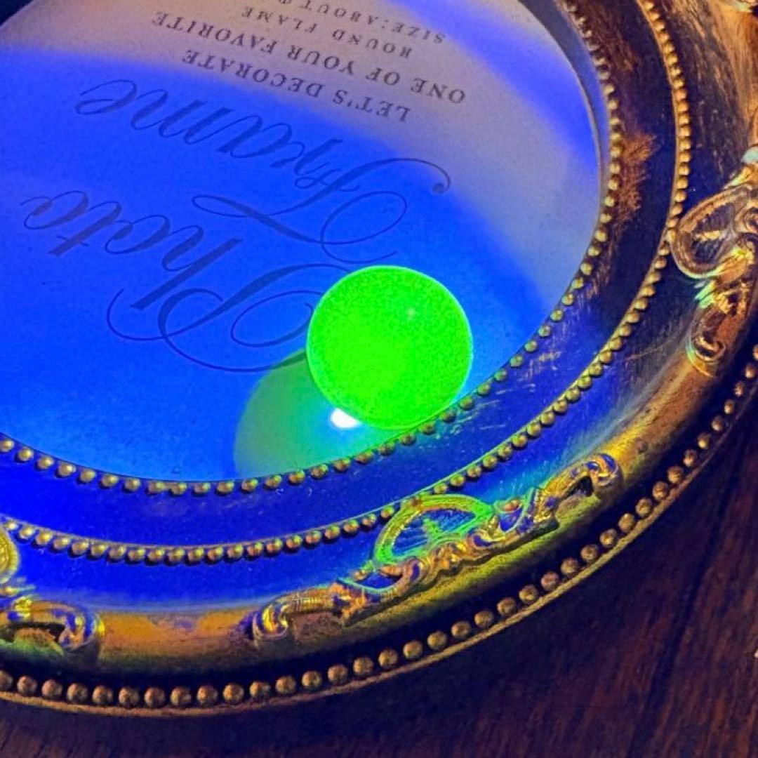 ウランガラス ビンテージ マーブル ビー玉 アメリカ製 - メルカリ