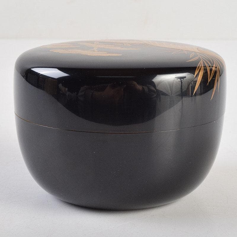 sai316 様専用 柿本章作 塩釜蒔絵 内金溜 平棗 共布共箱 M R9244