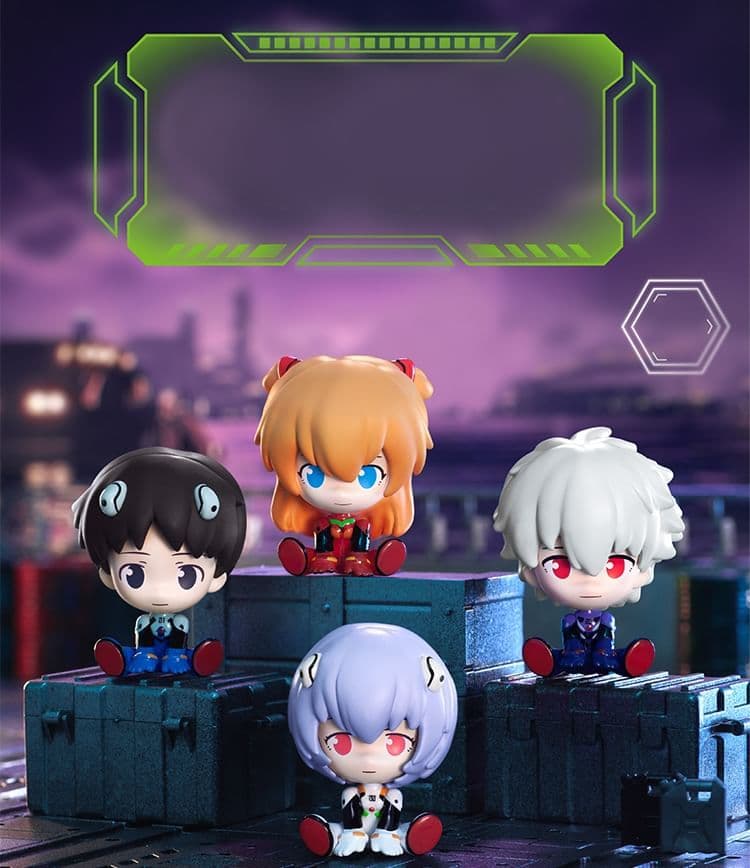 TOPTOY エヴァンゲリオン デフォルメ座像フィギュア 2個セット（各8種）