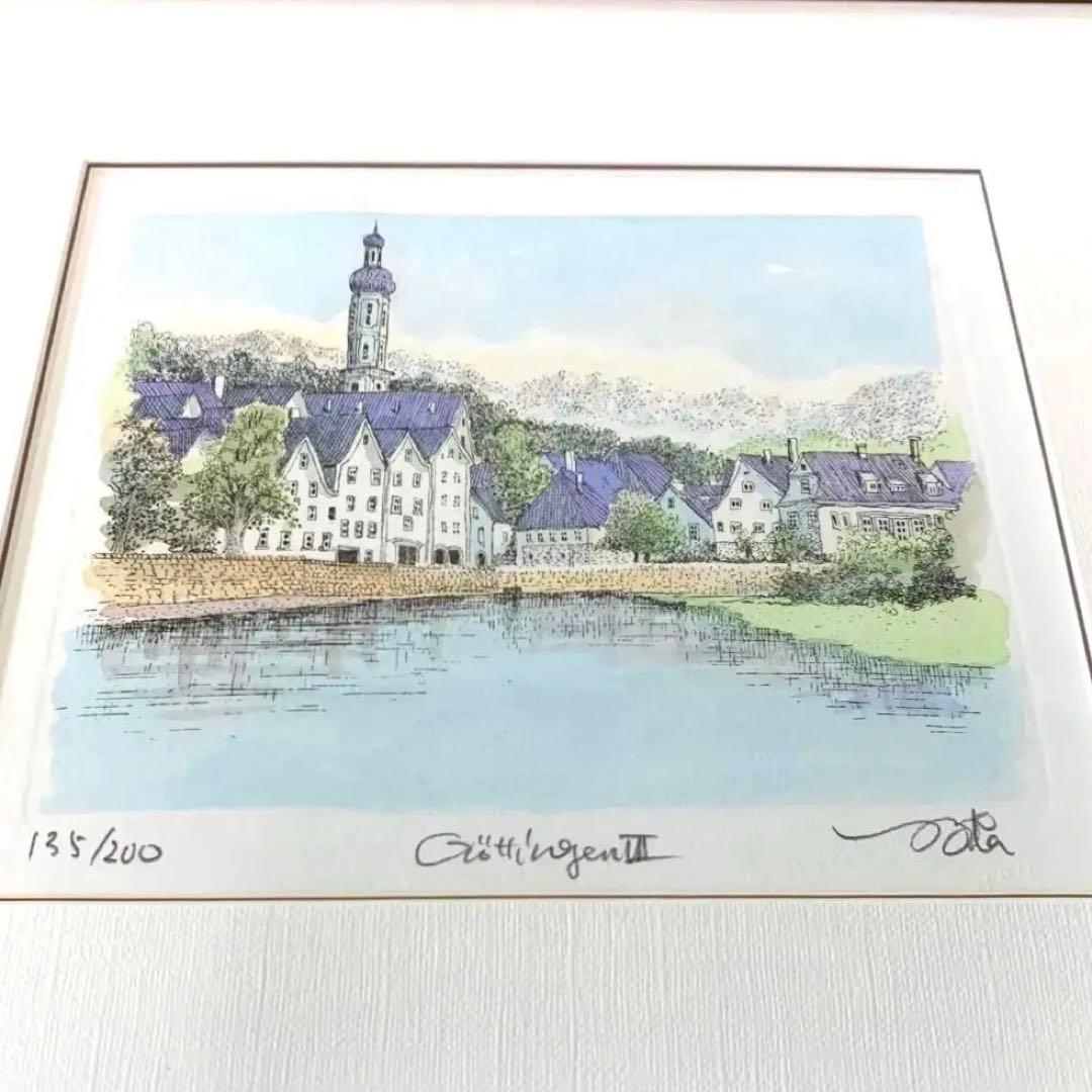 織田義郎 「Gettingen Ⅲ」 額寸32x26cm - メルカリ