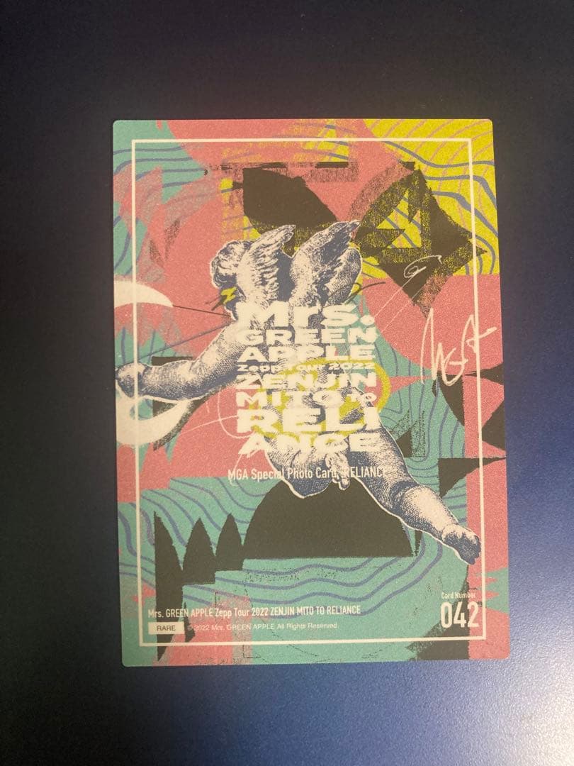 Mrs. GREEN APPLE フォトカ若井滉斗リライアンス042 レア