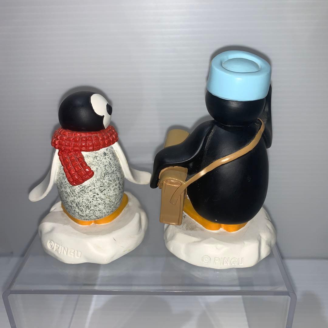 ピングー PNIGU 陶器 フィギュア 郵便配達 レトロ まとめ売り
