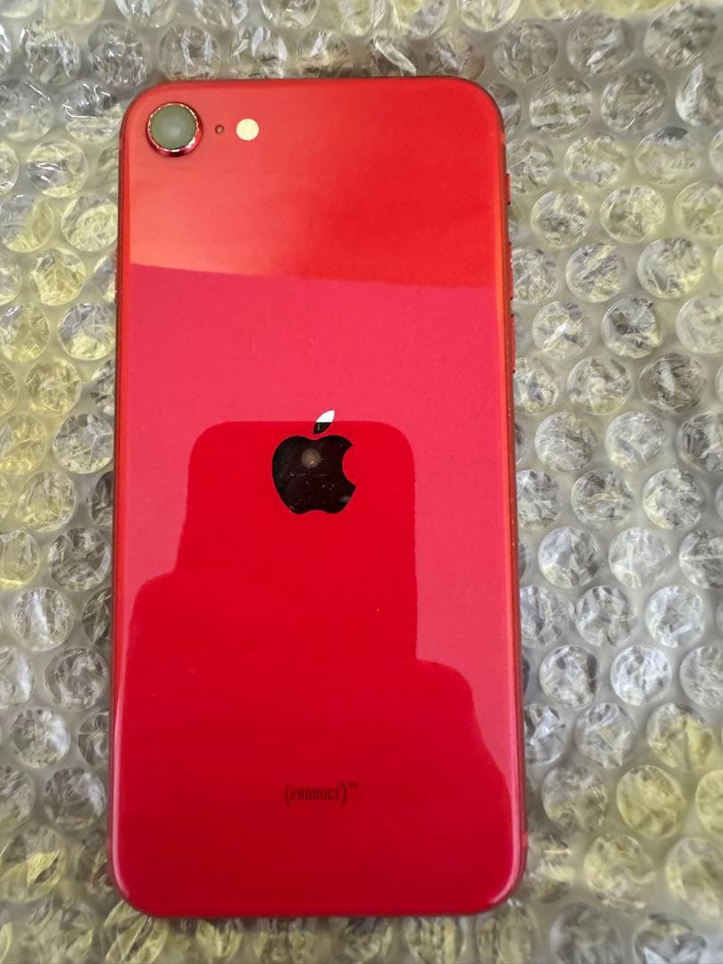 Apple iPhone SE (第2世代) 赤 画面にひびあり